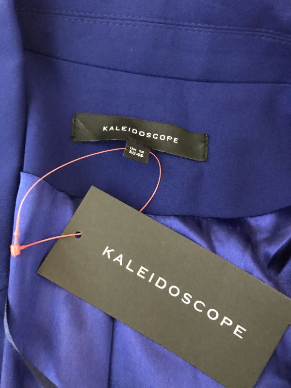 Kaleidoscope Blue Wrap Blazer