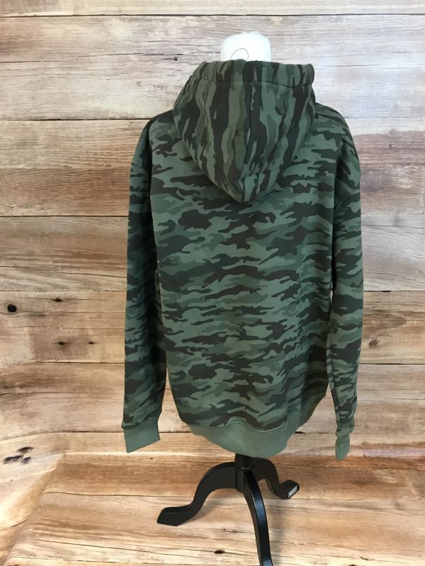 Camouflage green hoodie
