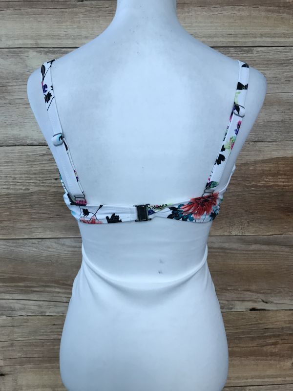BonPrix Collection White Bikini with Floral Print