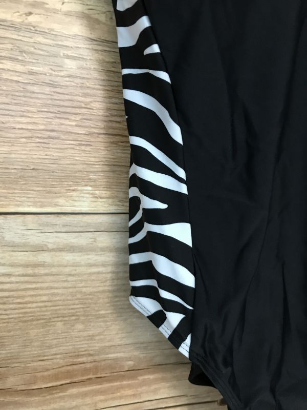 BonPrix Collection Black and White Zebra Print Swimsuit