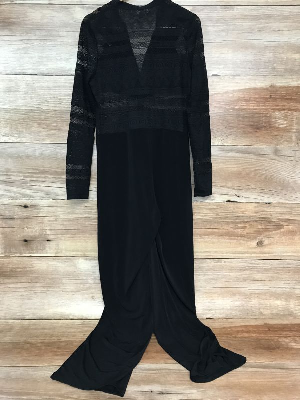 BodyFlirt Black Jumpsuit with Lace Top