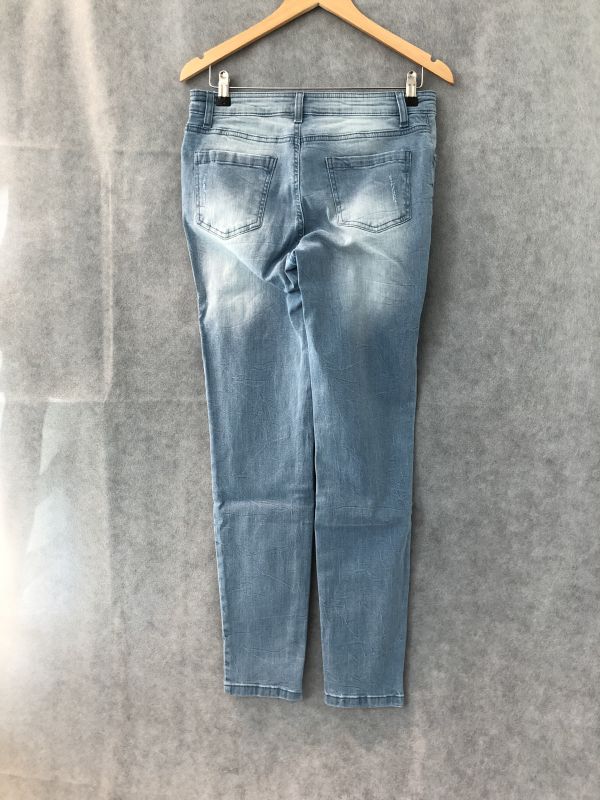 Light blue high waist jeans
