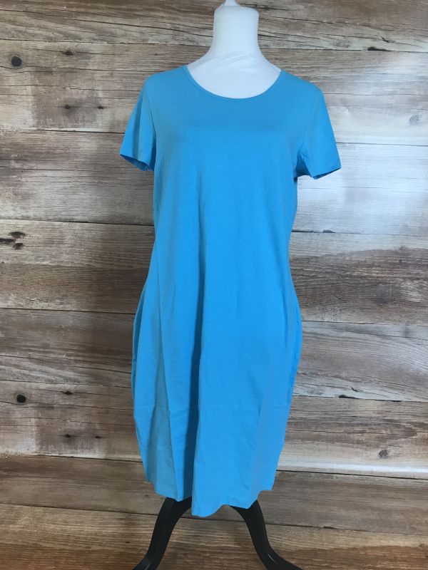 Turquoise T-Shirt Dress