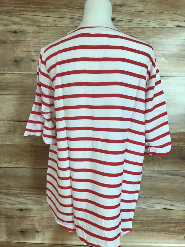 Red/White Stripped Top