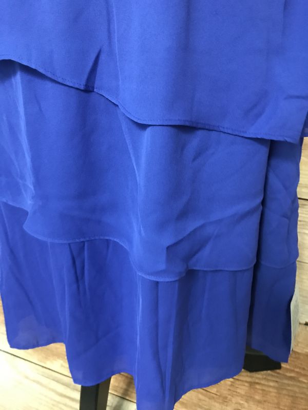 Bon Prix Blue Layered Chiffon Dress