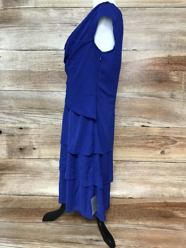 Bon Prix Blue Layered Chiffon Dress