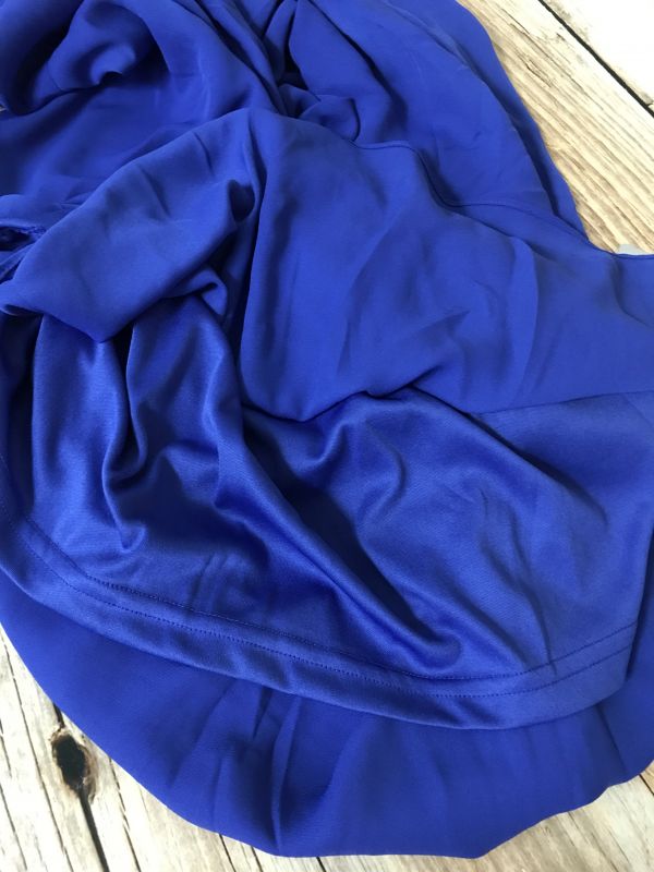 Bon Prix Blue Layered Chiffon Dress