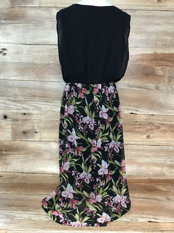 BodyFlirt Dress With Floral Pattern Skirt