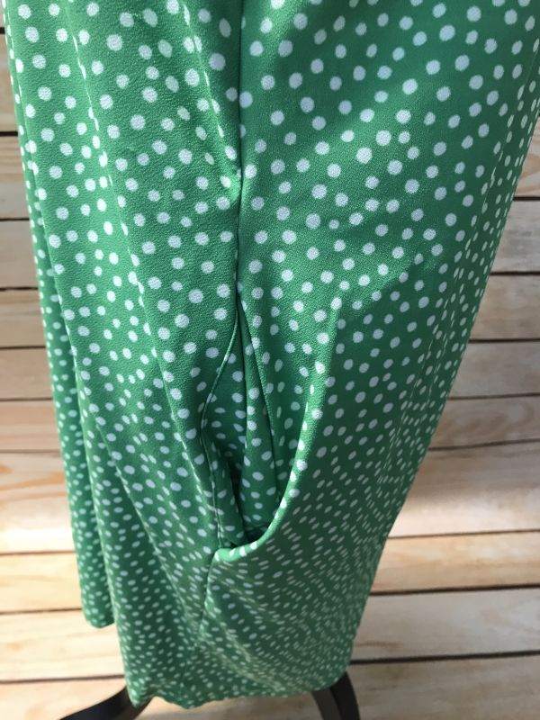 Green Spotted Dress