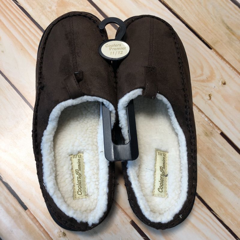 Brown slippers