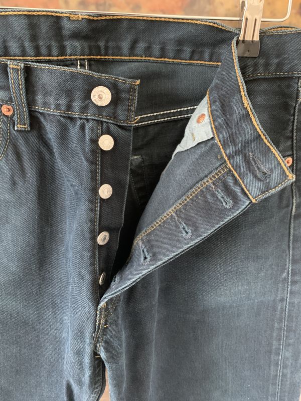 Vintage Levis 501 High Waisted Washed Blue Jeans