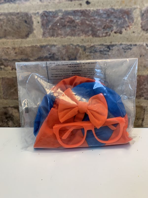 Blippi Jumpsuit Outfit with Hat and Bowtie Roleplay Accessories for Kids
