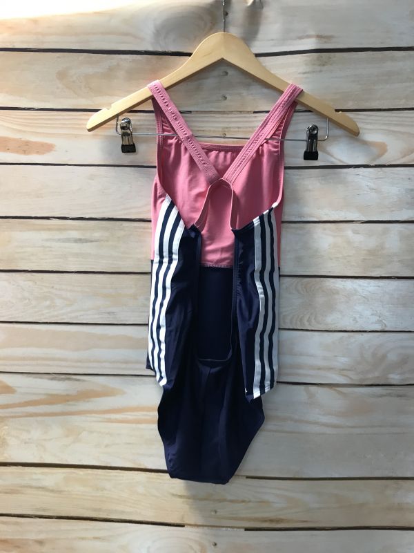 Pink and navy adidas swimsuit