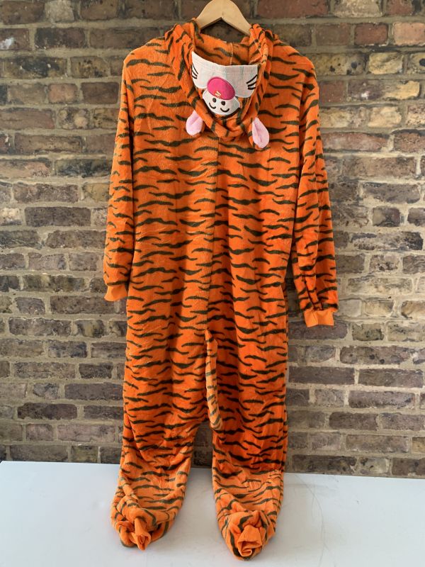 Adult Winnie the Pooh Tigger Onesie Pajamas Fleece Dressing Gown