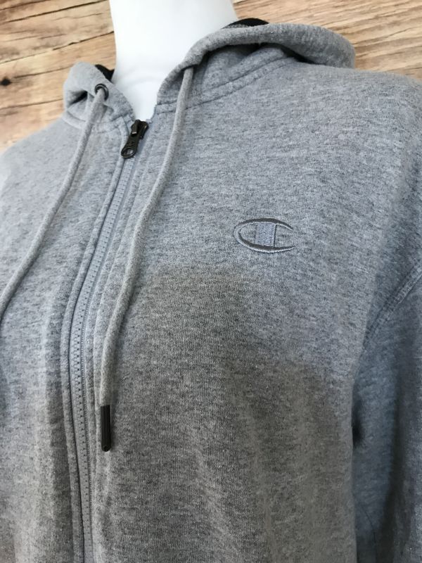 Grey Champion zip up hoodie