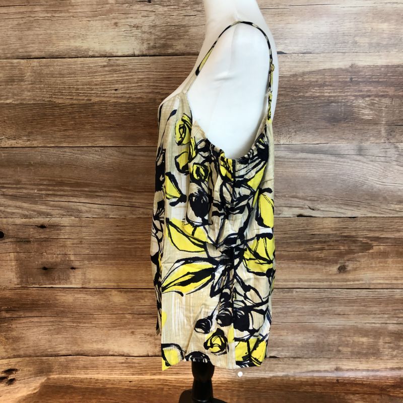 Yellow floral top