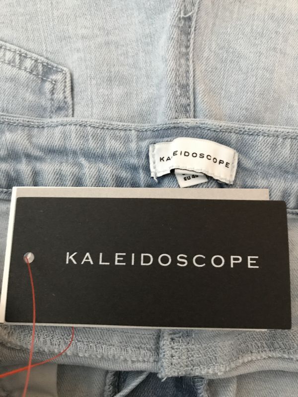 Kaleidoscope Blue Fringe Denim Shorts