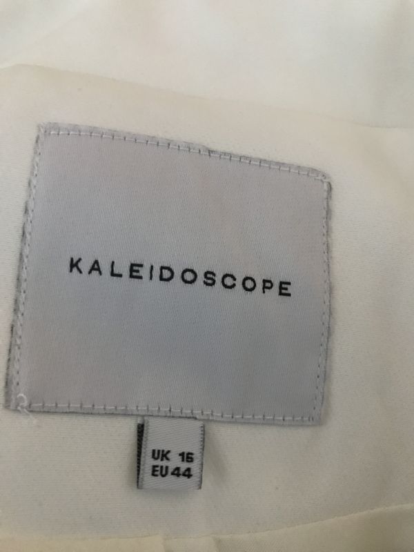 Kaleidoscope Ivory Double Breasted Blazer