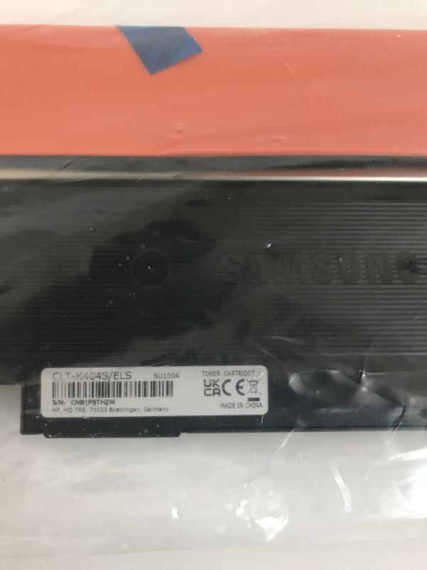 Samsung clt-k404s black toner cartridge