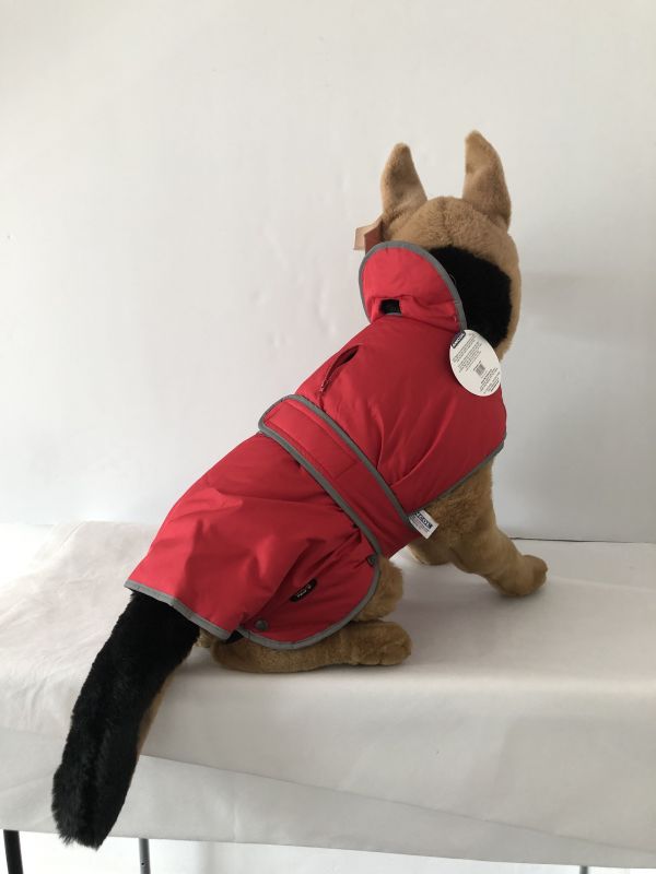 Muddy Paws Large Red Dog Coat