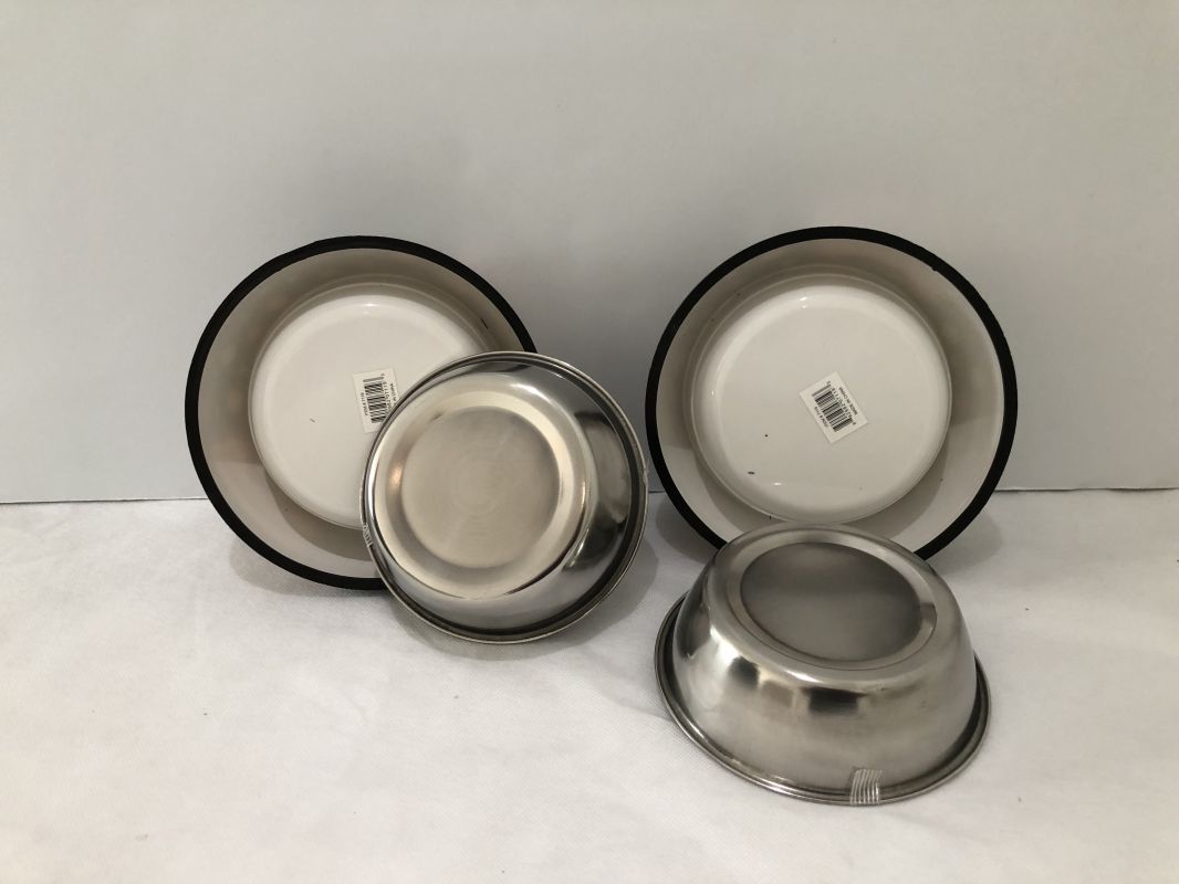 Matching Set of Two Medium Feeding/Water Bowls