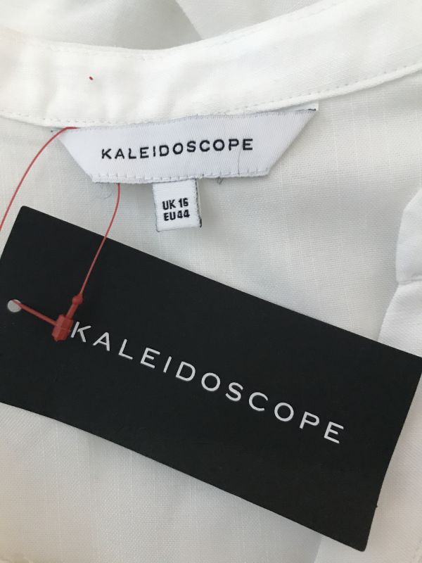Kaleidoscope Cream Broderie Sleeve Shirt