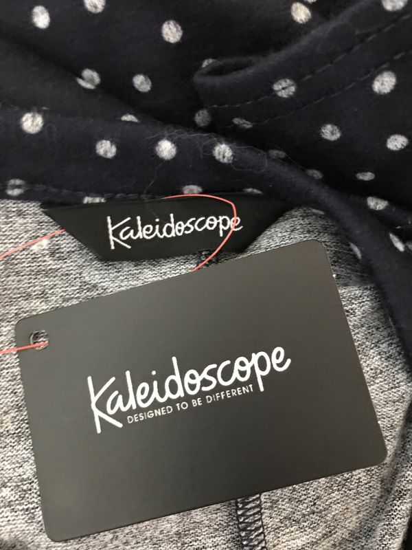 Kaleidoscope Blue and White Spotty Jersey Dress