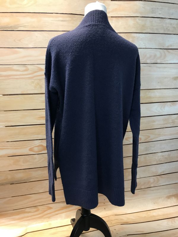 Turtleneck Blue Sweater