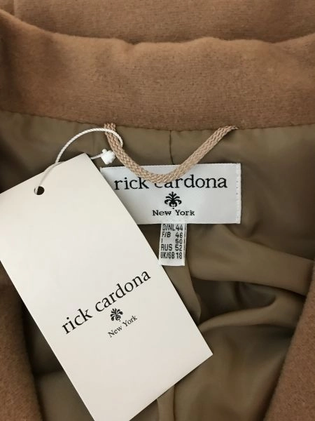 Rick Cardona Brown Long Length Camel Coat