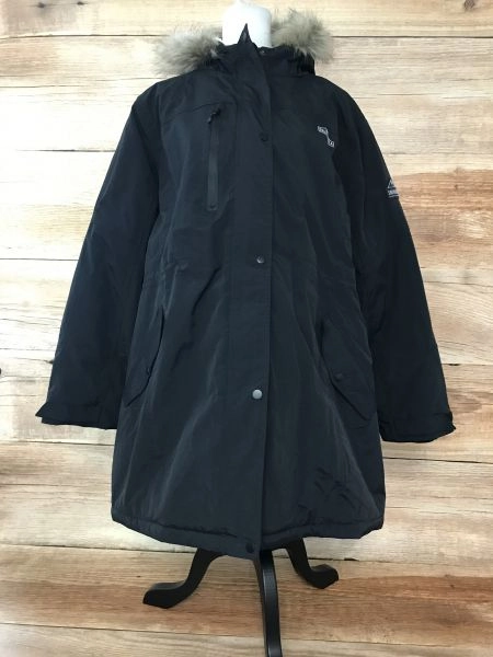 Snowdonia Brown Black Waterproof Parka Coat