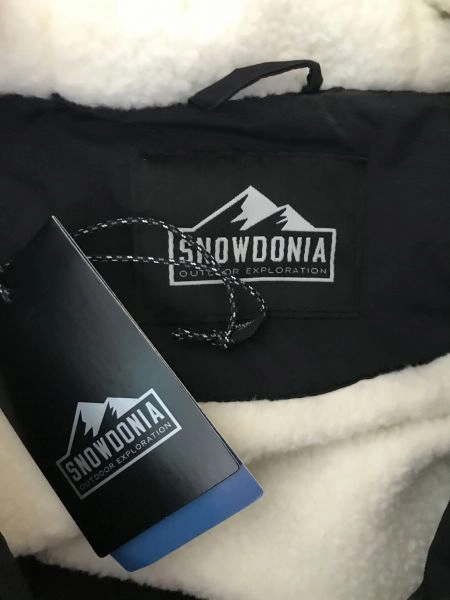 Snowdonia Brown Black Waterproof Parka Coat