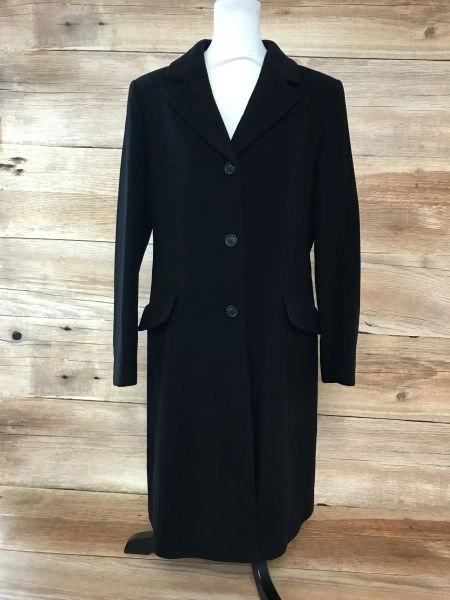 Rick Cardona Black Long Length Coat