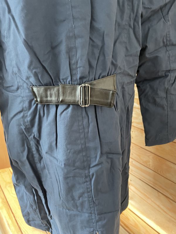 Navy padded coat