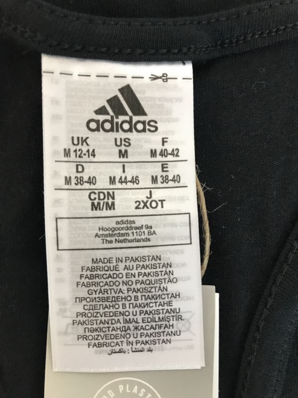 Adidas Black Vest Top
