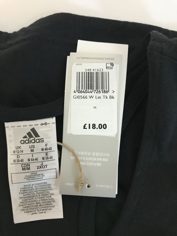 Adidas Black Vest Top