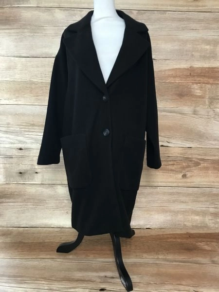 Capsule Black Single Breasted Coat