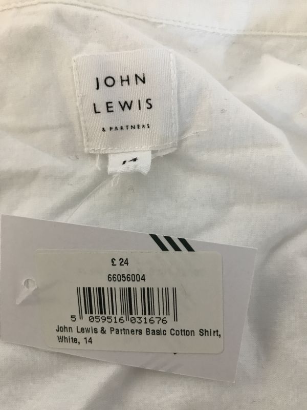 John Lewis & Partners White T-Shirt