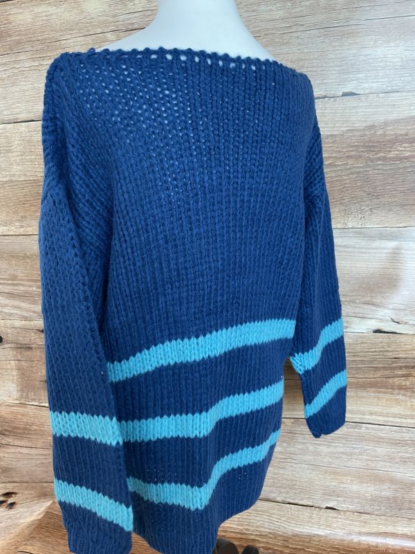 Blue stripe jumper