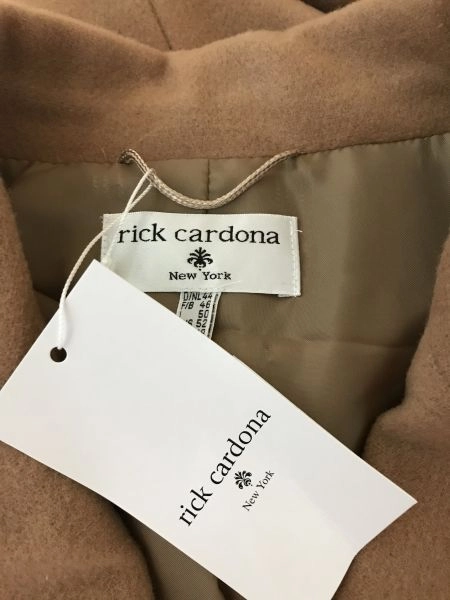 Rick Cardona Brown Long Length Camel Coat