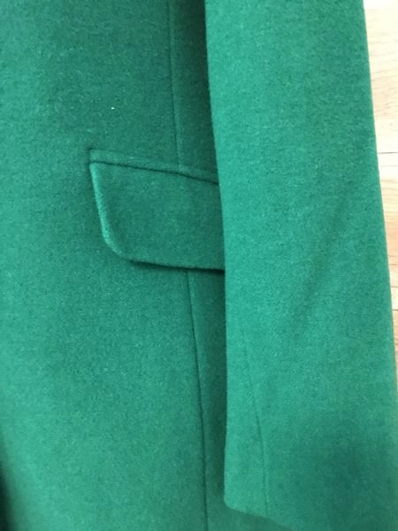 Rick Cardona Green Long Length Coat