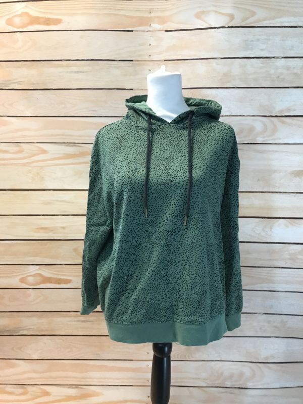 ANYDAY Green Patterned Hoodie