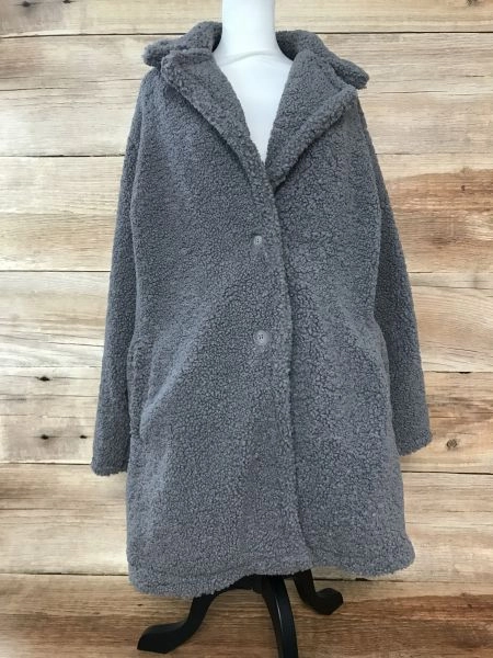 Capsule Grey Teddy Bear Coat