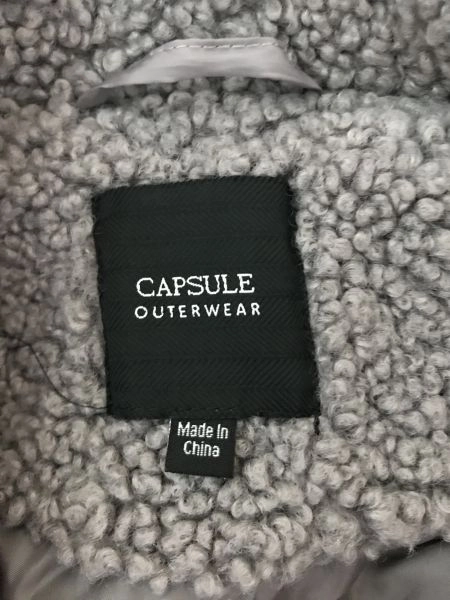 Capsule Grey Teddy Bear Coat