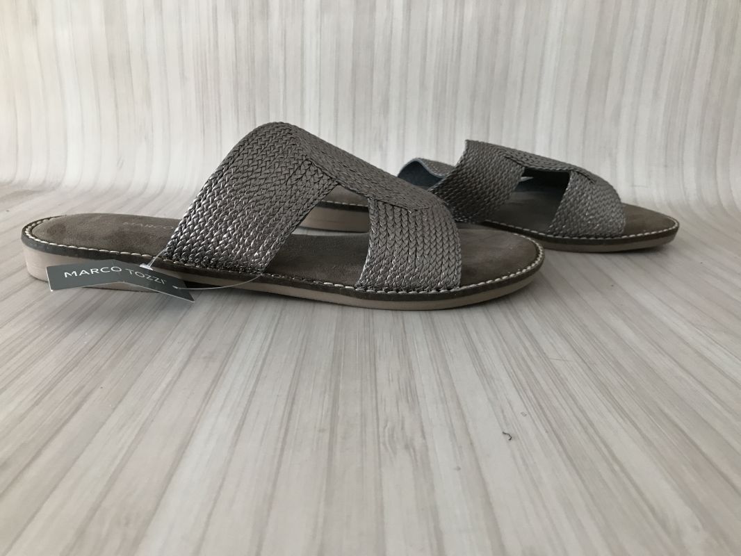 MARCO TOZZI Pewter Pantolette Loafer