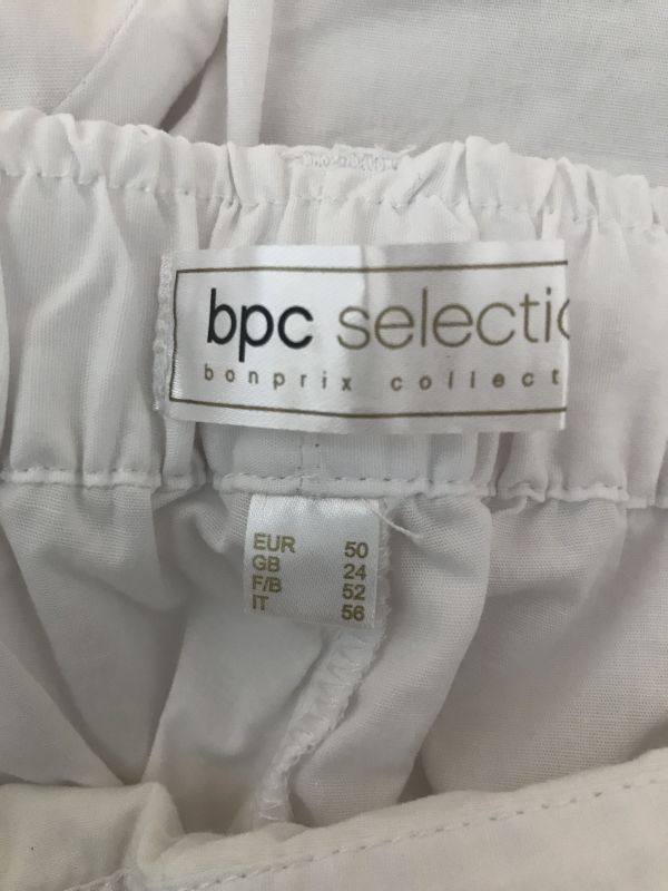 BonPrix Collection White Cropped Trousers
