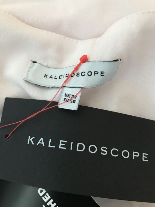 Kaleidoscope Pink Scallop Sleeveless Top