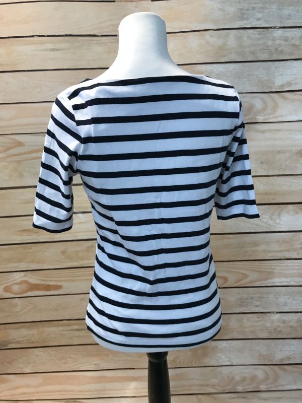 Striped Navy Top
