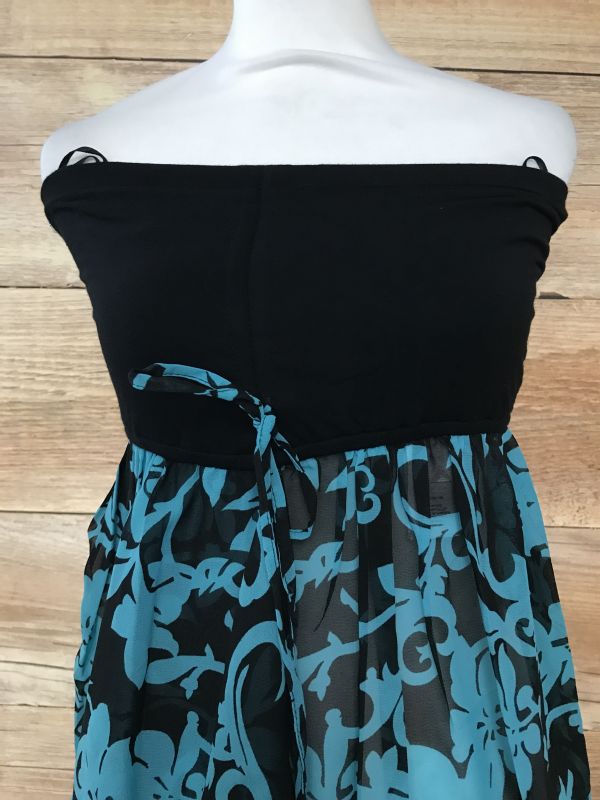BonPrix Collection Black and Turquoise Beach Dress