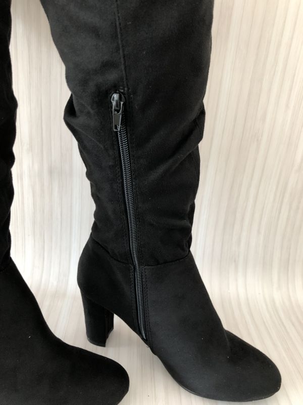 Bon Prix Black Faux suede high heel boots
