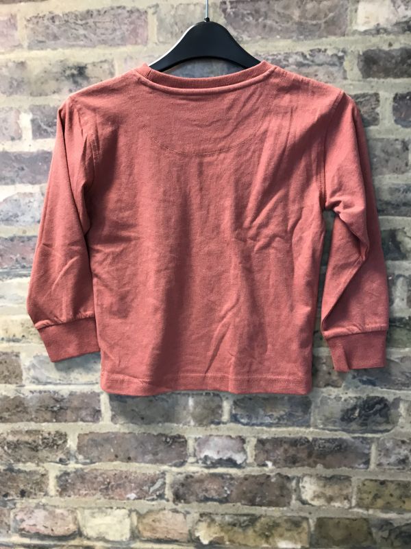Pastel Red Long Sleeve Shirt